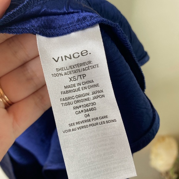 Vince silk bias slip‎ dress crushed pure asymmetric sleeveless luxury designer - Picture 5 of 7